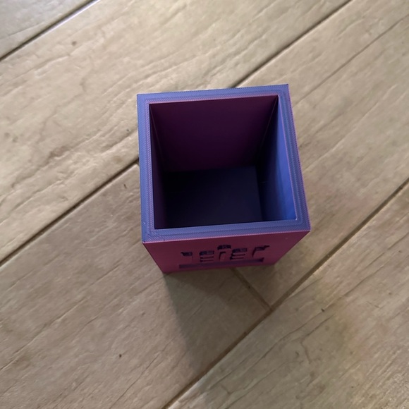 Blue Castle-Themed Pencil Holder 3D printed - Picture 3 of 9